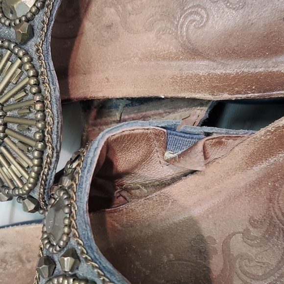 Dansko Women Pamela Comfort Leather Thong Wedge Sandals shoes sz 38/7.5-8 - Picture 12 of 13